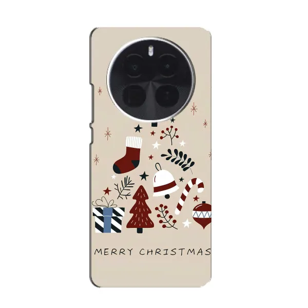 Чехол с принтом «Merry Christmas» для OnePlus Ace 5 Pro