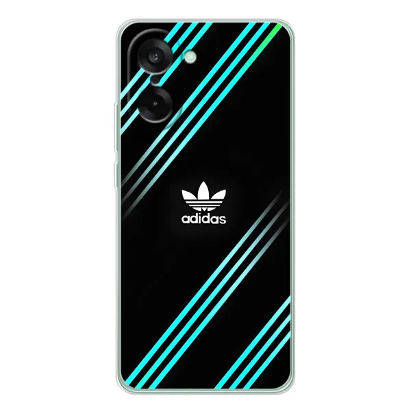 Чехол с принтом «Адидас с полосами» для OnePlus Ace 5 Racing