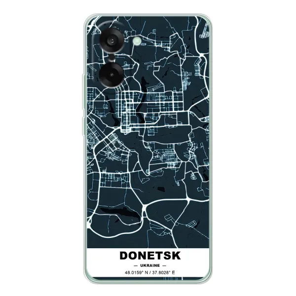 Чехол с принтом «Донецк» для OnePlus Ace 5 Racing