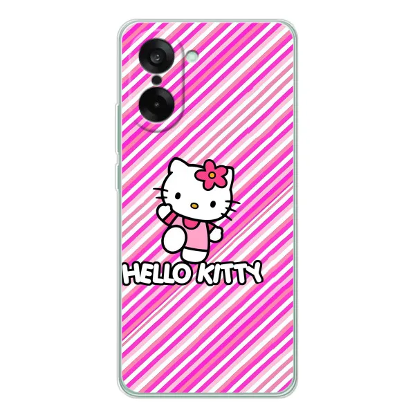 Чохол з принтом «Hello Kytty» для OnePlus Ace 5 Racing