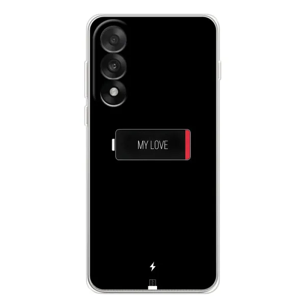 Чехол с принтом «Love battery» для OnePlus Ace 5 Ultra