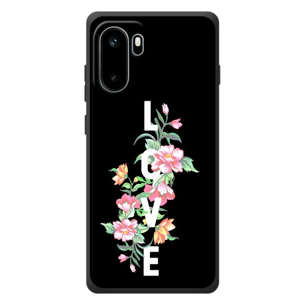 Чехол с принтом «Цветы LOVE» для OnePlus Ace 6 Чехол с принтом «Цветы LOVE» для OnePlus Ace 6