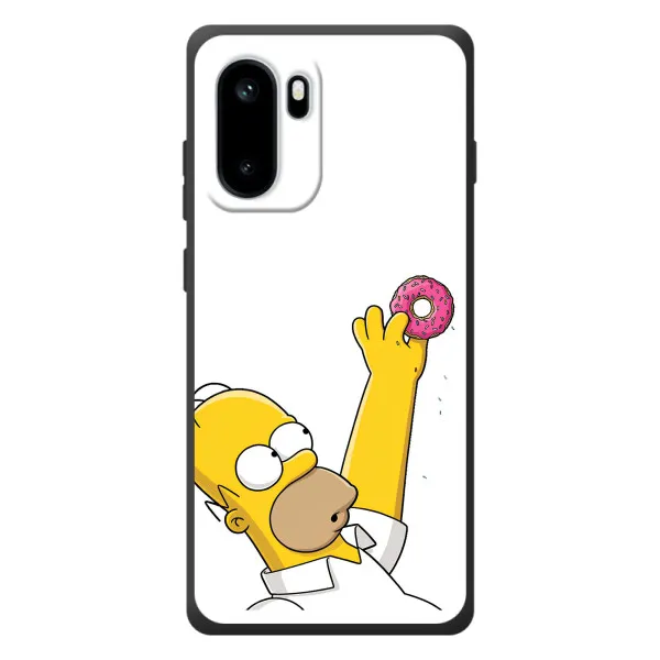 Чехол с принтом «Гомер с пончиком» для OnePlus Ace 6