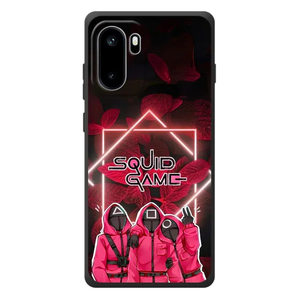 Чехол с принтом «Охранники Игра кальмара» для OnePlus Ace 6 Чехол с принтом «Охранники Игра кальмара» для OnePlus Ace 6