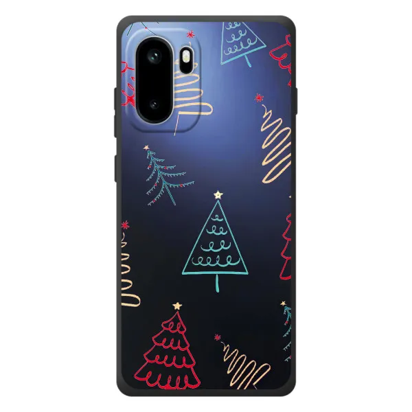Чехол с принтом «Рождественские елки» для OnePlus Ace 6