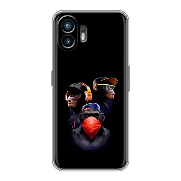 Чохол з принтом «Три мавпи» для OnePlus Ace 6T