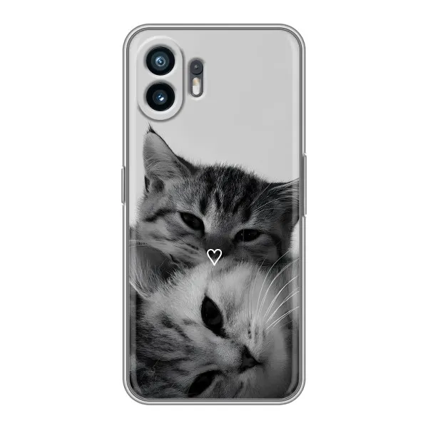 Чохол з принтом «Пара котів» для OnePlus Ace 6T