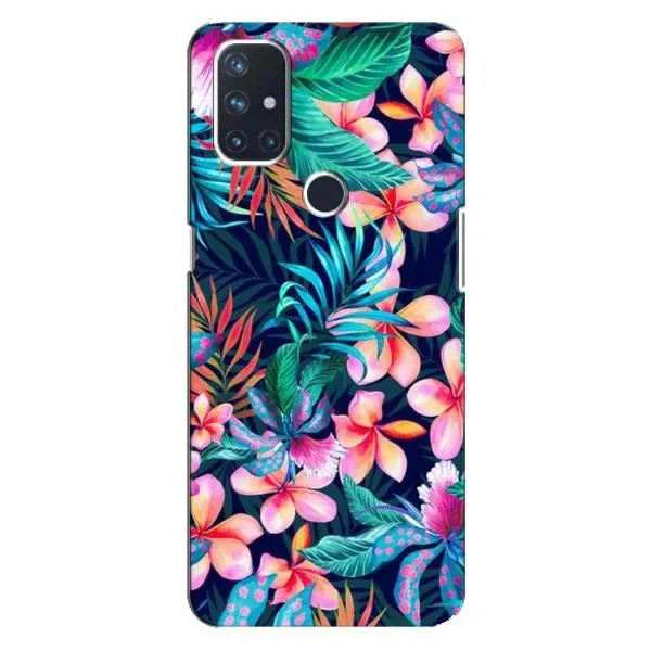 Чехол с принтом «Красочные цветы» для OnePlus Nord 10 5G Чехол с принтом «Красочные цветы» для OnePlus Nord 10 5G