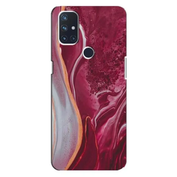 Чехол с принтом «Мрамор красный» для OnePlus Nord 10 5G Чехол с принтом «Мрамор красный» для OnePlus Nord 10 5G