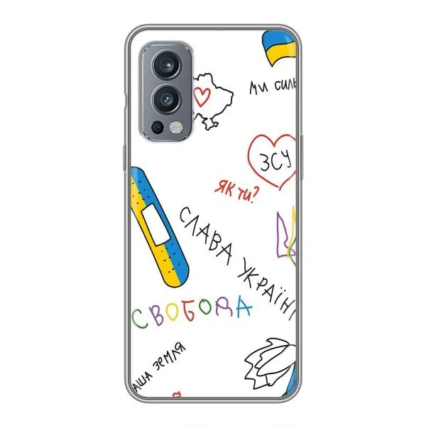Чехол с принтом «Стикер» для OnePlus Nord 2