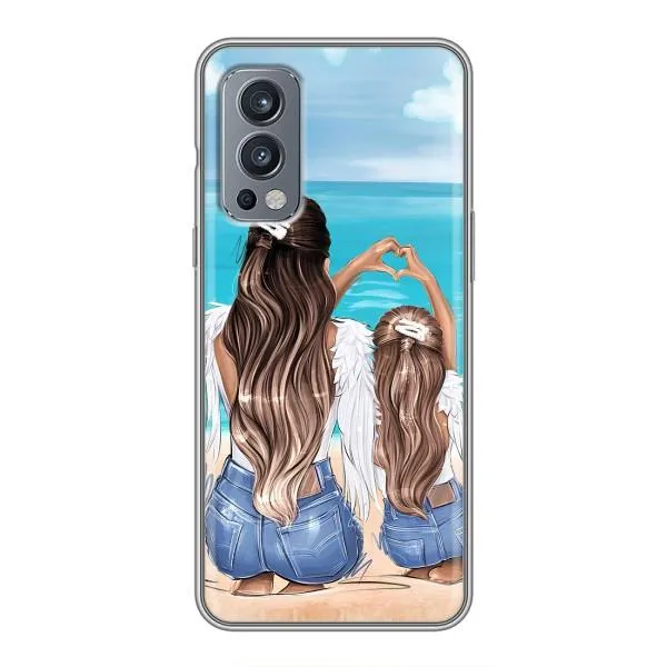Чохол з принтом «Мама з донькою» для OnePlus Nord 2