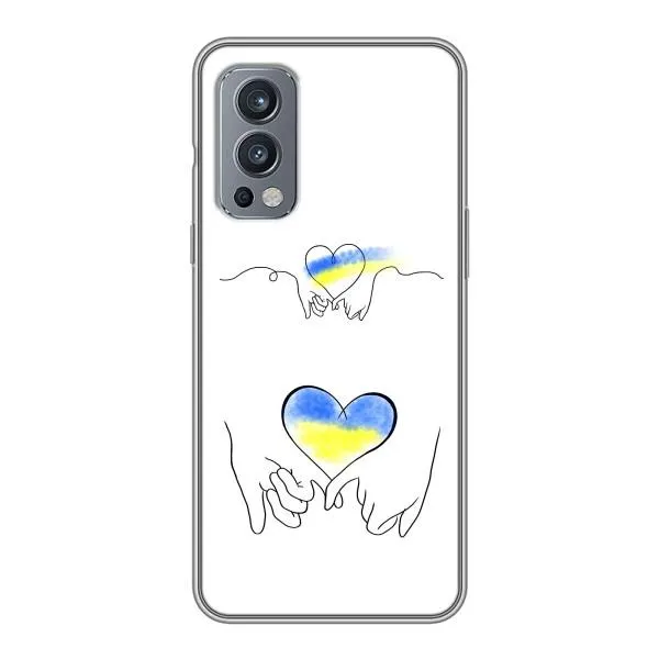 Чохол з принтом «Мир Україні» для OnePlus Nord 2 Чохол з принтом «Мир Україні» для OnePlus Nord 2