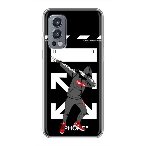 Чехол с принтом «Суприм» для OnePlus Nord 2