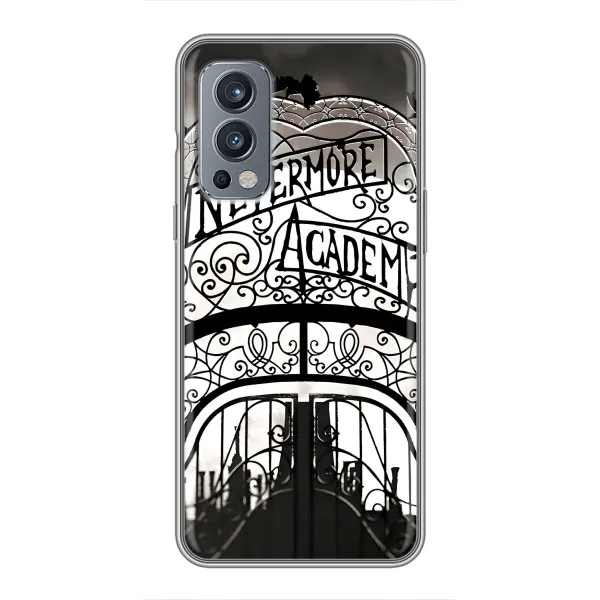 Чехол с принтом «Ворота Академии Невермор» для OnePlus Nord 2 Чехол с принтом «Ворота Академии Невермор» для OnePlus Nord 2