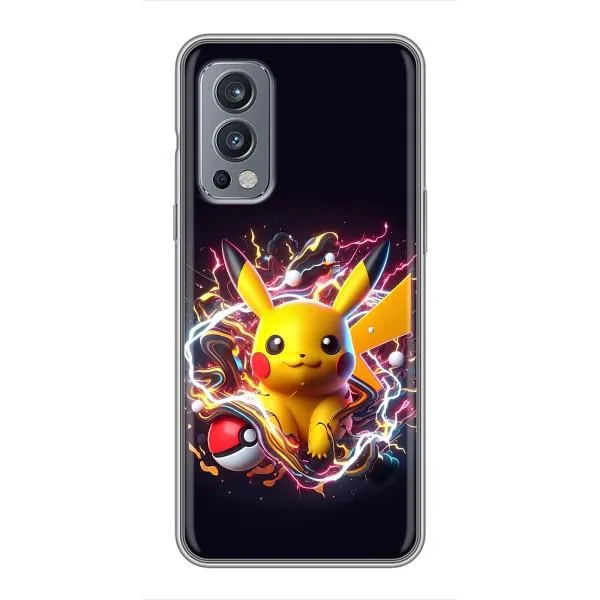 Чехол с принтом «Пикачу с мячом» для OnePlus Nord 2