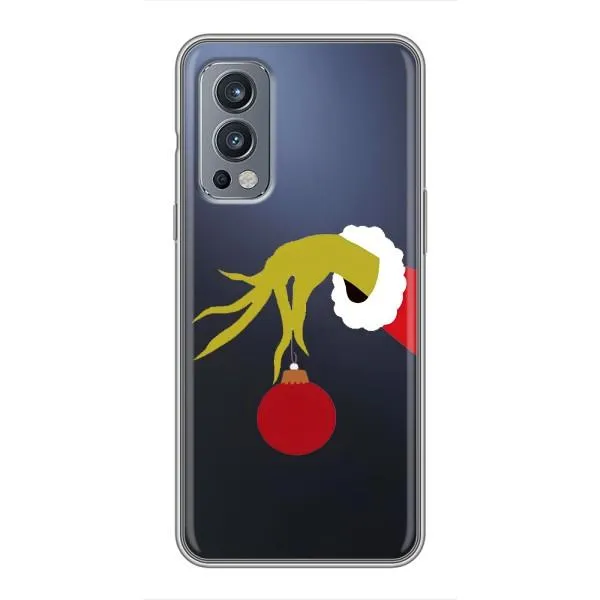 Чехол с принтом «Гринч с игрушкой» для OnePlus Nord 2