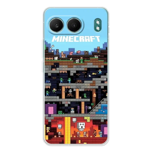 Чохол з принтом «фон Minecraft» для OnePlus Nord 4