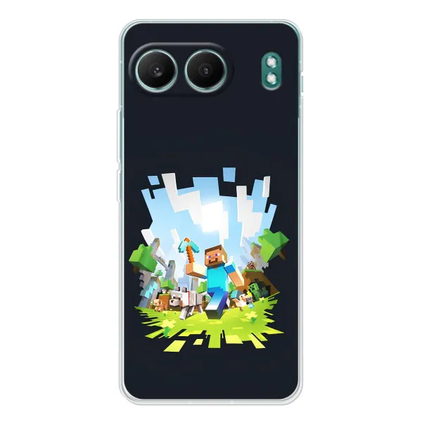 Чохол з принтом «персонажі Minecraft» для OnePlus Nord 4