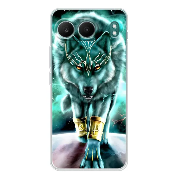 Чехол с принтом «Яркий волк» для OnePlus Nord 4