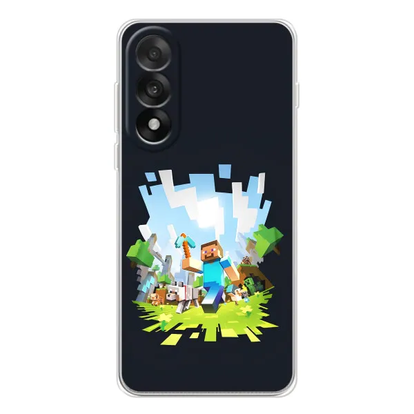 Чохол з принтом «персонажі Minecraft» для OnePlus Nord 5 Чохол з принтом «персонажі Minecraft» для OnePlus Nord 5