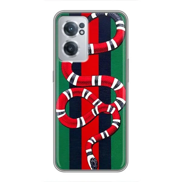 Чехол с принтом «Gucci змия» для OnePlus Nord CE 2 Lite 5G Чехол с принтом «Gucci змия» для OnePlus Nord CE 2 Lite 5G