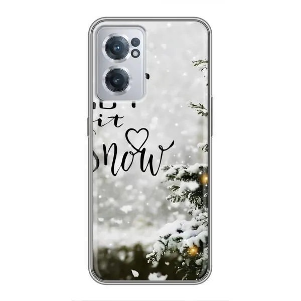 Чехол с принтом «Let it snow» для OnePlus Nord CE 2 Lite 5G