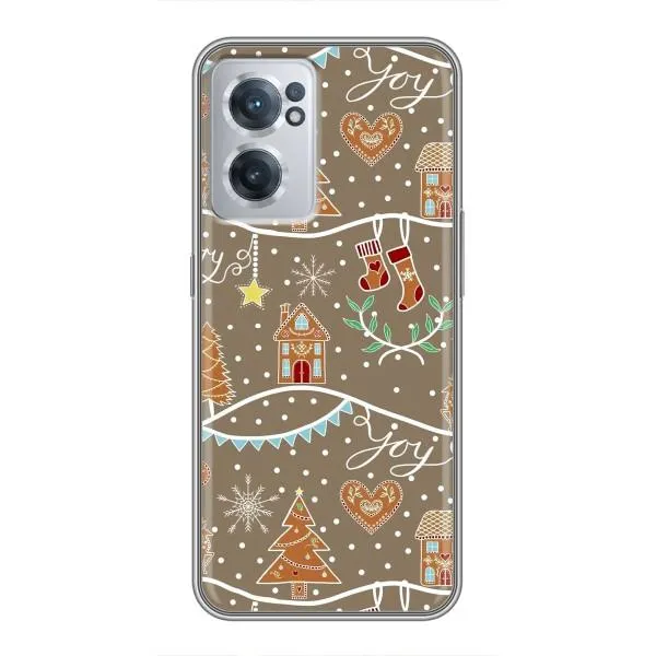Чехол с принтом «Новогодние пряники» для OnePlus Nord CE 2 Lite 5G
