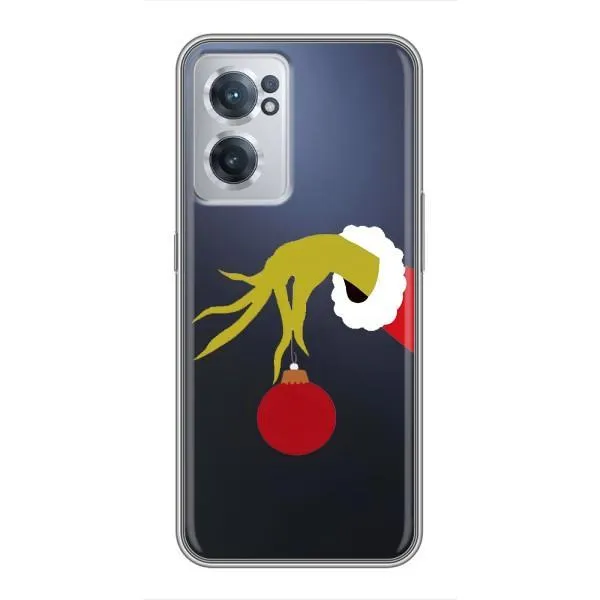 Чехол с принтом «Гринч с игрушкой» для OnePlus Nord CE 2 Lite 5G