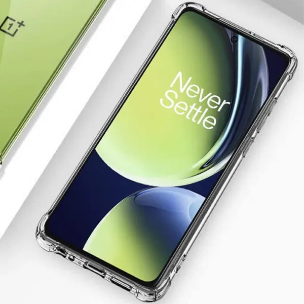 TPU чехол GETMAN Ease logo усиленные углы Full Camera для OnePlus Nord CE 3 Lite — Прозрачный — фото 2