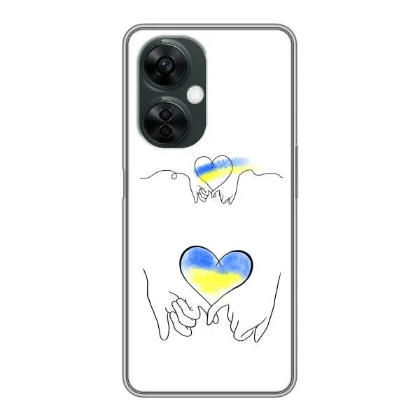 Чехол с принтом «Мир Украине» для OnePlus Nord CE 3 Lite