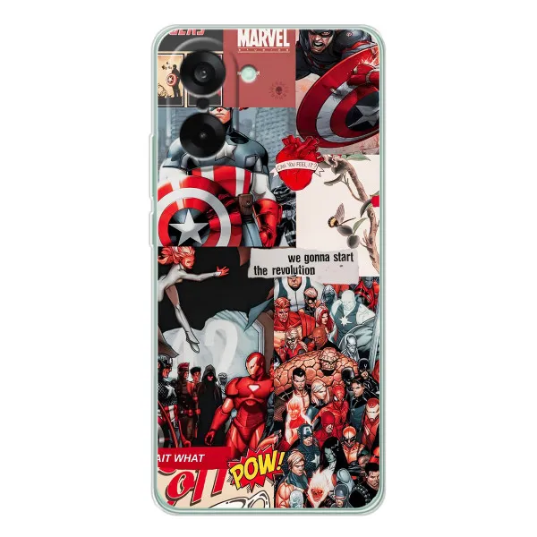 Чехол с принтом «Марвел Комикс» для OnePlus Nord CE 5