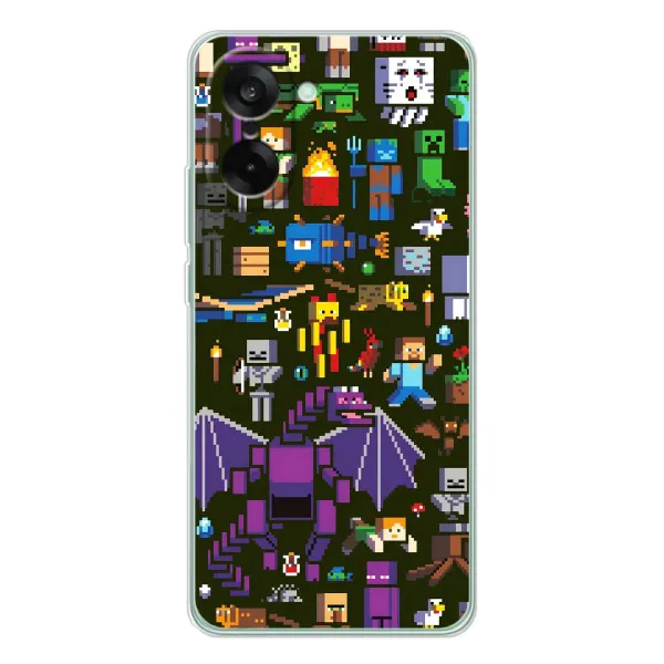 Чехол с принтом «Коллаж Майнкрафт» для OnePlus Nord CE 5