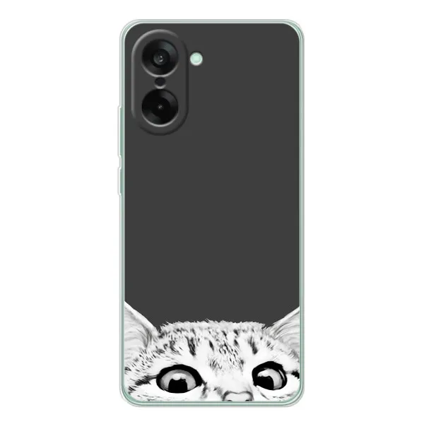 Чехол с принтом «Выглядывает кот» для OnePlus Nord CE 5