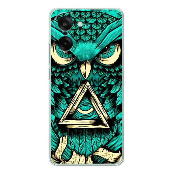 Чехол с принтом «Сова с глазом» для OnePlus Nord CE 5 Чехол с принтом «Сова с глазом» для OnePlus Nord CE 5