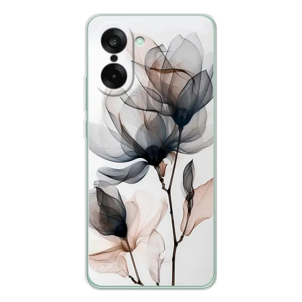 Чехол с принтом «Цветы на белом» для OnePlus Nord CE 5