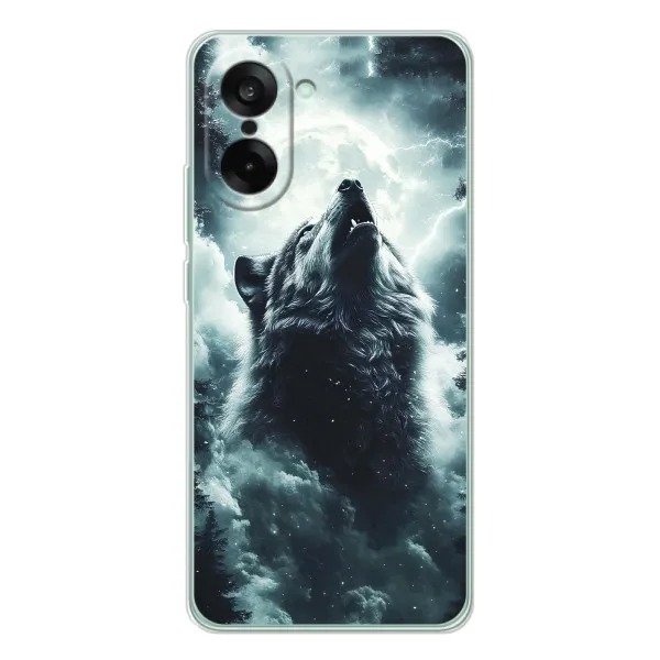Чехол с принтом «Волк в облаках» для OnePlus Nord CE 5