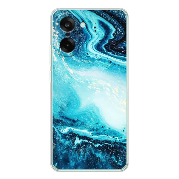 Чехол с принтом «Голубой мрамор» для OnePlus Nord CE 5