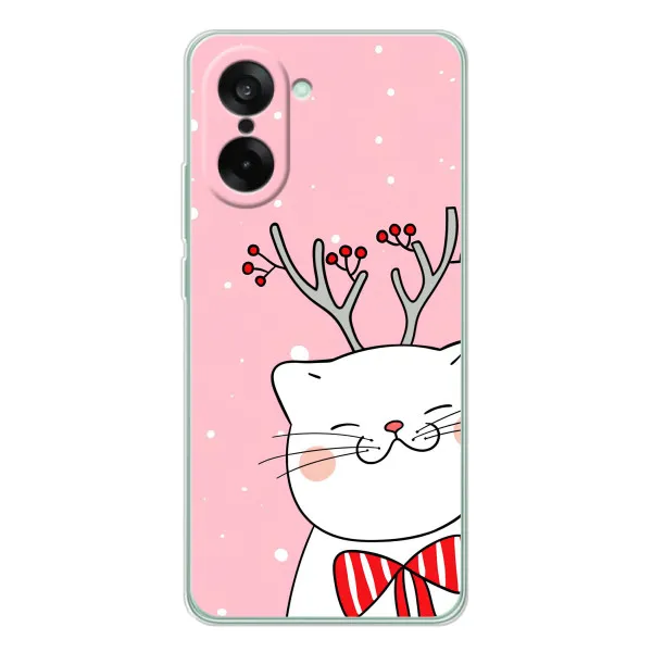 Чехол с принтом «Зимний кот» для OnePlus Nord CE 5 Чехол с принтом «Зимний кот» для OnePlus Nord CE 5