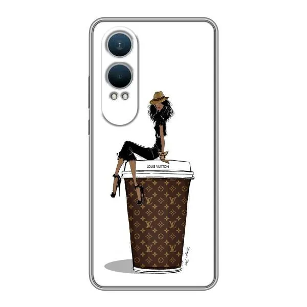 Чехол с принтом «кофе LOUIS VUITTON» для OnePlus Nord CE4 Lite