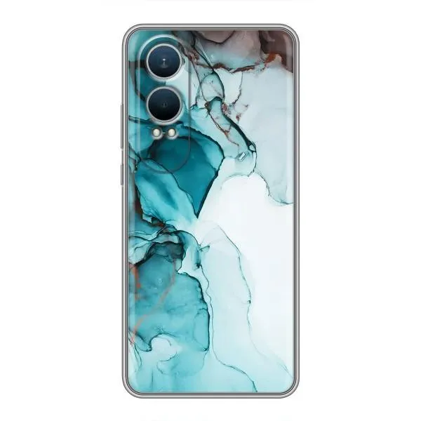 Чехол с принтом «Бирюзовый мрамор» для OnePlus Nord CE4 Lite