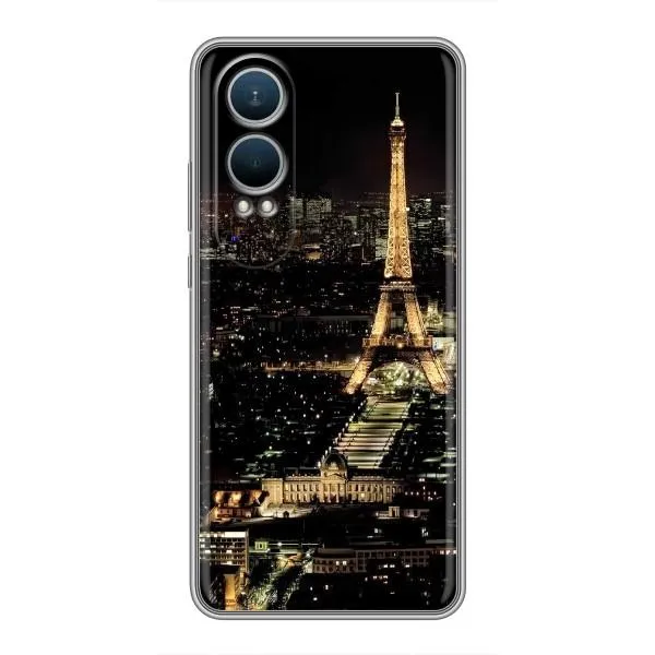 Чохол з принтом «Нічний Париж» для OnePlus Nord CE4 Lite