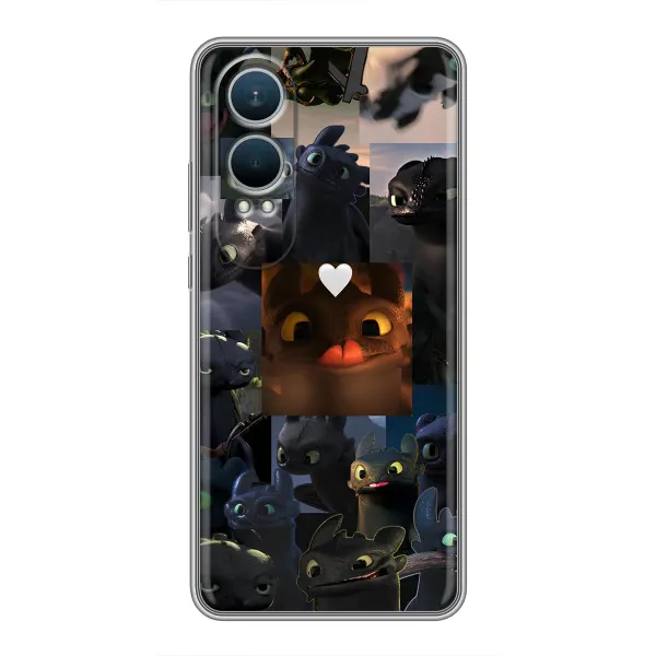 Чохол з принтом «Дракон колаж» для OnePlus Nord CE4 Lite