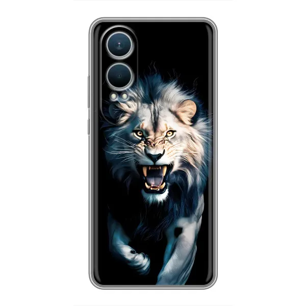 Чехол с принтом «Лев в темноте» для OnePlus Nord CE4 Lite