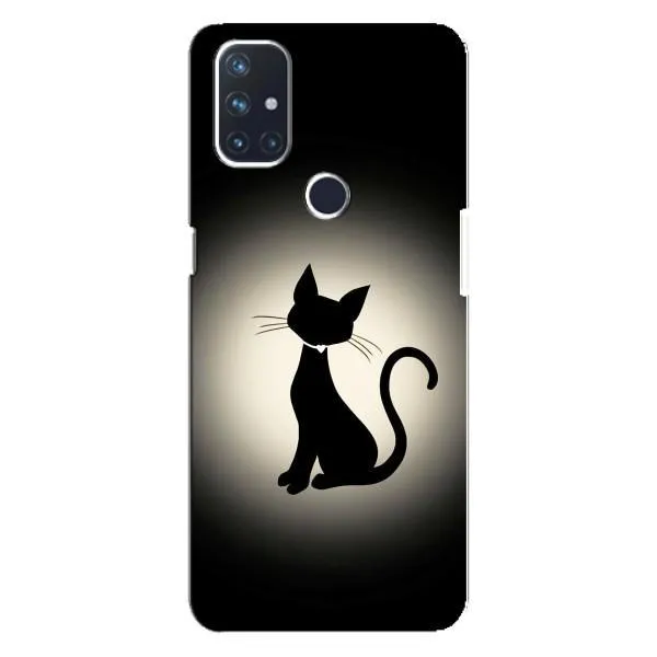 Чехол с принтом «Силуэт котика» для OnePlus Nord N10 5G