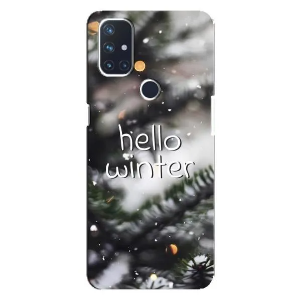 Чехол с принтом «Hello winter» для OnePlus Nord N10 5G