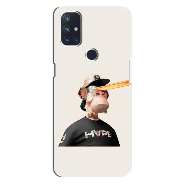 Чехол с принтом «обезьяна NFT в очках» для OnePlus Nord N100