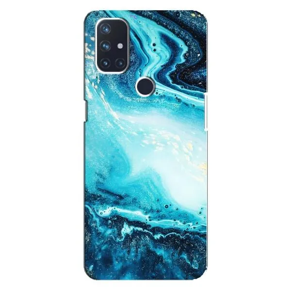 Чехол с принтом «Голубой мрамор» для OnePlus Nord N100