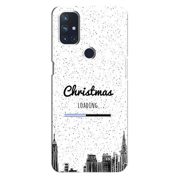 Чехол с принтом «Рождество загружается» для OnePlus Nord N100