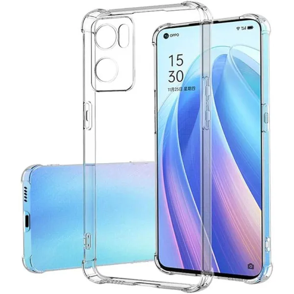 TPU чехол GETMAN Ease logo усиленные углы Full Camera для OnePlus Nord N20 SE — Прозрачный — фото 1
