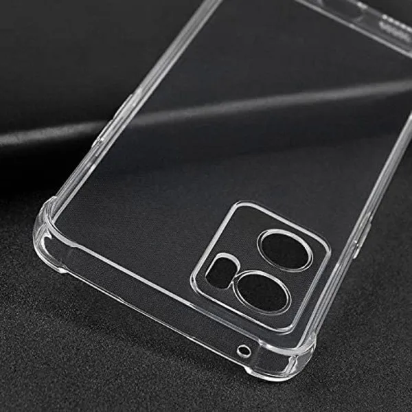 TPU чехол GETMAN Ease logo усиленные углы Full Camera для OnePlus Nord N20 SE — Прозрачный — фото 3